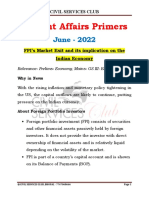 Current Affairs Primers: June - 2022