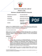 Resolución del Tribunal de Fiscalización Laboral sobre recurso de revisión interpuesto por Banco Azteca