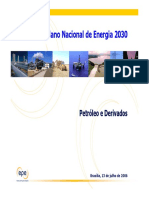 PNE 2030 - Petróleo e Derivados