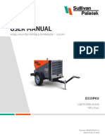 User Manual: Wheel-Mounted Portable Compressor / 110 CFM