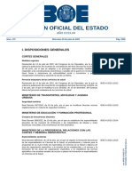 Boletín Oficial Del Estado: I. Disposiciones Generales