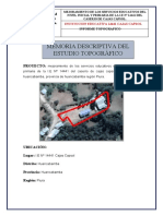 Informe Topografico Cajas Capsol