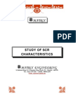Study of SCR Characteristics
