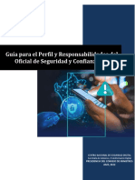 Guía para El Perfil y Responsabilidades Del Oficial de Seguridad y Confianza Digital