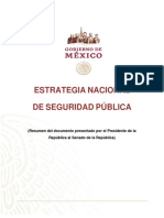 ESTRATEGIA NACIONAL DE SEGURIDAD PUBLICA