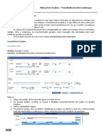 Manual - Transferencia Entre Endereços