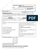 Fiches Évaluation Diagnostique Po6