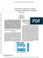 Application Innovation of Internet of Things Technology in Container Multimodal Transport in New Era