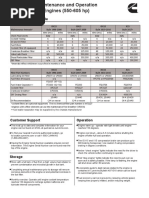 ISX Engine Operation Guidelines and Specs | PDF | Engines | Mechanical ...