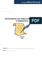 Lectura Comprensiva y Semántica - 4ºep - Curso 21-22