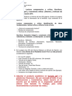 Criterios Evaluación Producto Academico 03 Lenguaje