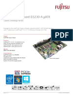 FUJITSU Mainboard D3230-A ATX: Data Sheet