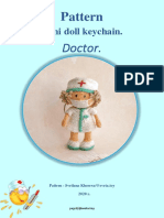 Mini Doll Keychain.: Doctor