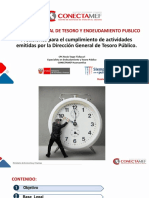 Recisiones para Cumplimiento de Actividades Emitidas Por La DGTP 18.01.2021