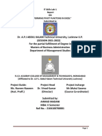 IT Skills Lab-1 ON "Performing Pivot Functons in Excel" Submitted To