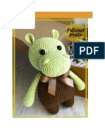 Hipopotamo Gosh Amigurumi Patron PDF Gratis Paso A Paso