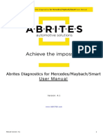 Abrites Diagnostics User Manual for Mercedes, Maybach & Smart