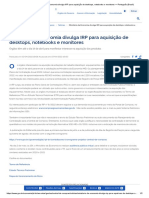 Divulgação IRP 6-2022 Ministério Da Economia