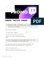 Grupo Twitch Promo ajuda streamers iniciantes