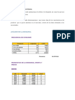 Frecuencia de Consumo: Análisis de La Demanda