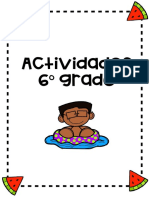 6° Actividades de Verano