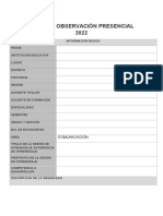 Ficha de Observación Presencial 2022