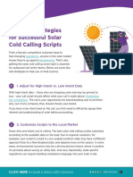 Solar Cold Calling Script Guide and Template