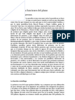 Raúl Ruiz y Las Funciones Del Plano