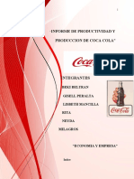 Informe de Produccion de Cocacola