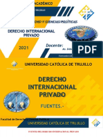 Derecho Internacional Privado Fuentes