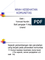 SEJARAH KEPERAWATAN KOMUNITAS