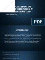 Concepto de Intoxicacion y Enfermedad