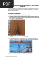 Rocking Test Procedure | PDF | Crane (Machine)