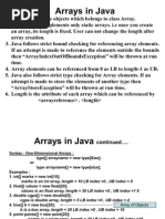 Arrays in Java