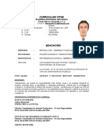 CURRICULUM - MARQUINHO2016 Actualizado INEI