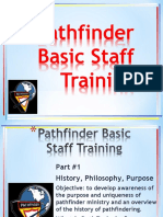 Pathfinder Basic Staff Training 1