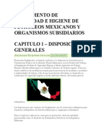 Reglamento de Seguridad e Higiene de Petroleos Mexicanos y Organismos Subsidiarios