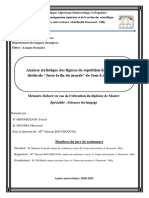 Analyse Stylistique Des Figures de Répétition Dans La Pièce Théâtrale "Juste La Fin Du Monde" de Jean-Luc Lagarce