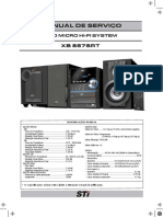 Manual de serviço DVD Micro Hi-Fi System XB 857SRT
