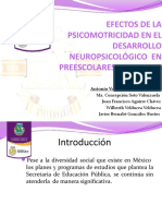 Efectos de Programa Psicomotor en El Desarrollo Neuropsicologico