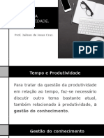 Aula 3 - Gestão Da Produtividade