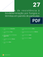 Ensaios resistência fungos térmitas painéis partículas