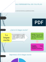 Evolución de la lengua escrita desde la prehistoria hasta el siglo XXI