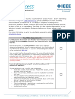 Final Files Checklist: IEEE Author Portal