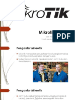 Pengantar Mikrotik Router