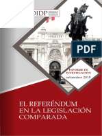 REFERENDUM EN LA LEGISLACION COMPARADA