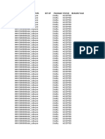 Tracking Bulk Package Statuses