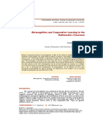 Metacognition and Cooperative Learning in The Mathematics Classroom Dikonversi