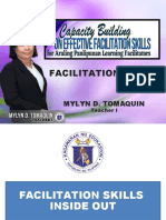 Facilitation Skills: Mylyn D. Tomaquin