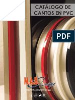Catálogo de cantos PVC